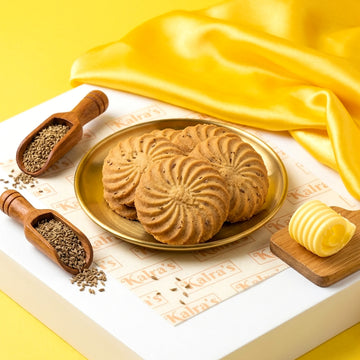 Butter Ajwain Cookies