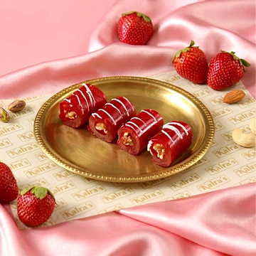 Strawberry Dryfruit Roll