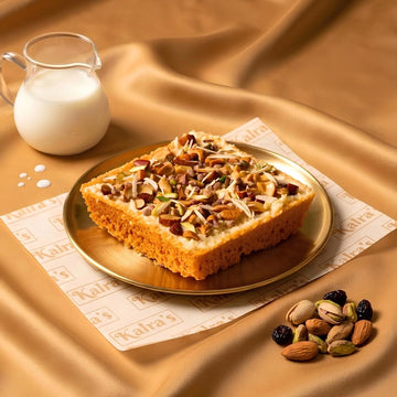 Honey Dryfruit malai Ghewar